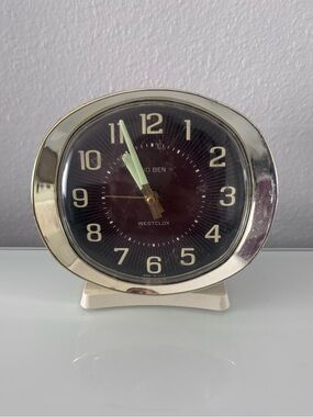 Westclox Big Ben Deluxe Windup Vintage Luminescent Alarm Clock Retro Working